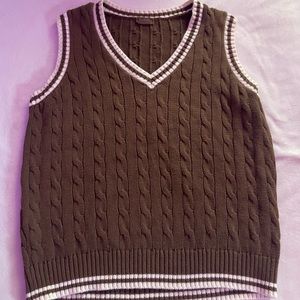 Brown sweater vest - Brandy Melville - OS